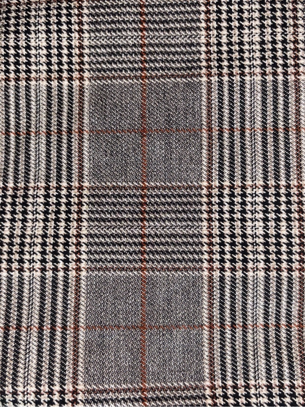 Express High Rise Plaid Mini Skirt Size 8 | Gray Windowpane Preppy Academia - Picture 2 of 5